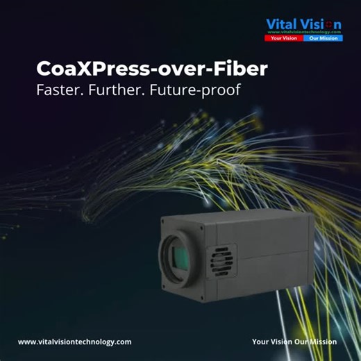 #machinevision #coaxpress #fiberoptics #industrialautomation #smartmanufacturing #coaxpressoverfiber #cof #singapore #malaysia | Vital Vision Technology
