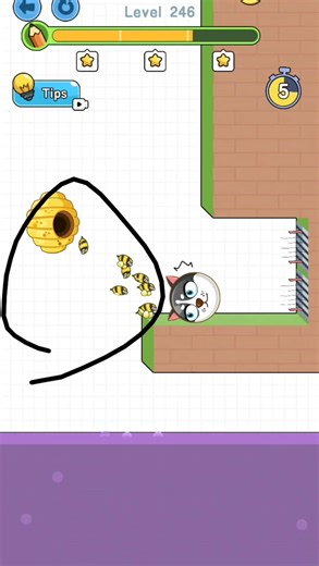 Save The Doge - Gameplay Walkthrough (iOS & Android) Level 246 #shorts #games #funny