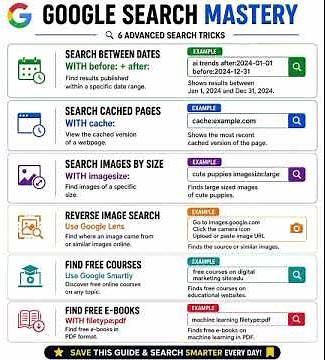 6 Powerful Google Search Tricks You Should Know 🔍