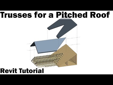 Revit Tutorial - Wooden Trusses under a Pitched Roof