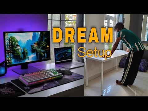 Gaming vlog | Finally Built My DREAM GAMING setup💻✨ | Setup Tour & Aesthetic Desk Makeover