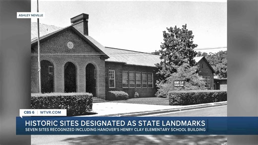 Virginia designates former Hanover County school as a state landmark