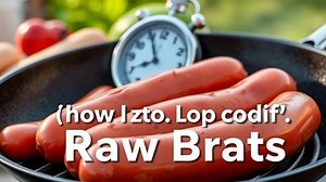 how long does it take to cook raw brats? - Test Food Kitchen