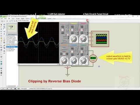 Clipper Circuit Working in Proteus