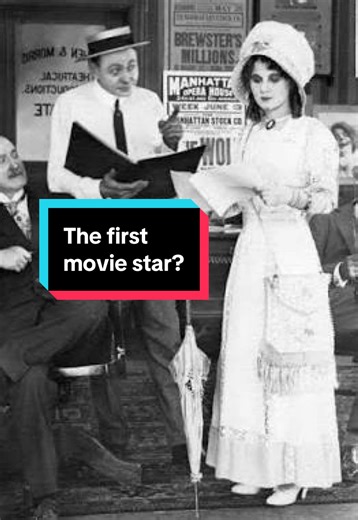 Who was the first movie star? Let’s go back to 1909 and become acquainted with a young actress known as “The Biograph Girl” to find out. 👀 #filmhistory #silentfilm #1900s #historytok #fyp