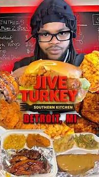 BBQ Turkey Ribs & Stuffed Drums?! | Jive Turkey Southern Kitchen | Detroit Hidden Gem
