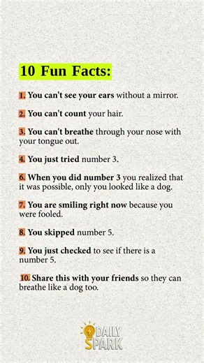 10 Fun Facts You Didn’t Know
