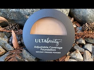 Ulta Beauty Adjustable Coverage Powder Foundation Demo and Review