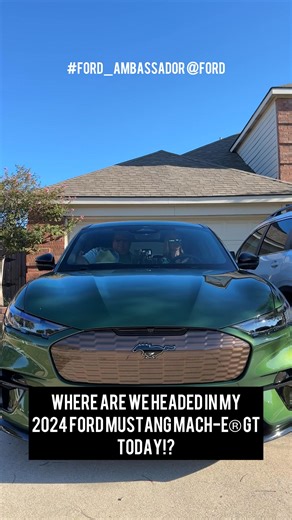 Quick charge, big plans. Charging up the battery before you hit the road in a 2024 Mustang® Mach-E® GT. Where to next? | B&B Ford | Facebook