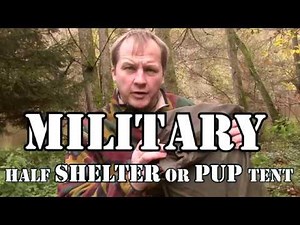 Military Pup Tent Overnight + Campfire Cooking!