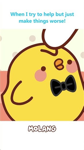 When I Try to Help but #molangcartoons #memeshorts #cartooncandy #funnycomedy