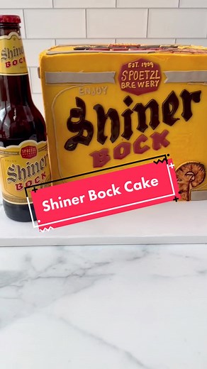 Shiner Bock Beer Cake Tutorial for Home Bakers