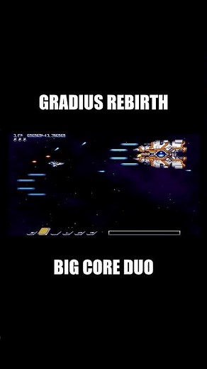 Gradius ReBirth (WII) - Big Core Duo #bosses #retrogaming #gradius