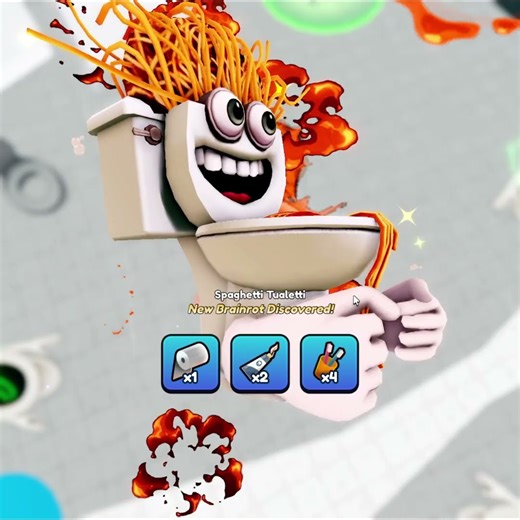😱SPOGHETTI TUALETTI Brainrot Evolution Roblox #roblox #brainrotevolution #mrmikki