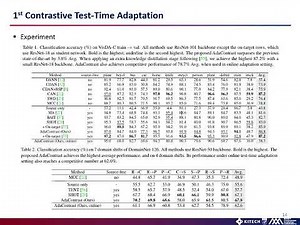 Contrastive Test-Time Adaptation vs. Training-Time Generalization