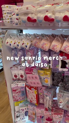 New Sanrio Merch at Daiso - Check Out the Latest Finds!