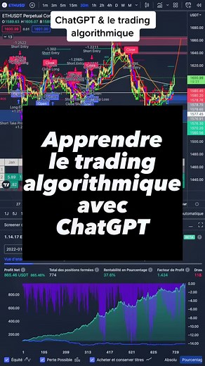 Créer ses propres scripts de trading algorithmique avec ou sans ChatGPT #trading #crypto #forex #chatgpt #pinescript #bitcoin #ethereum