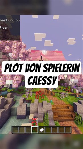 Spielerin Caessy baute ein Plot auf unserem Minecraft Citybuild Server welches wir nun bewerten