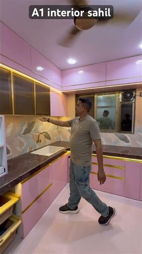 Best Kitchen interior design #kitchen #interior #viral #homedecor #modularkitchen #shorts