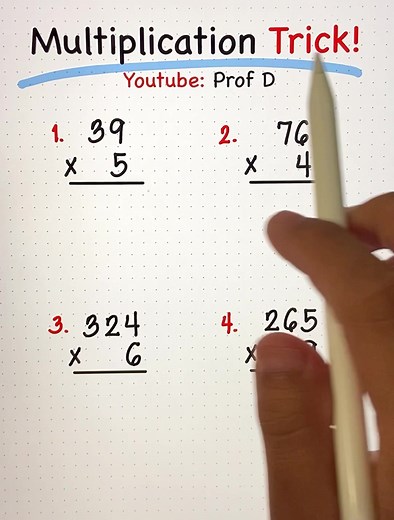 Fast Multiplication 👇 | Prof D