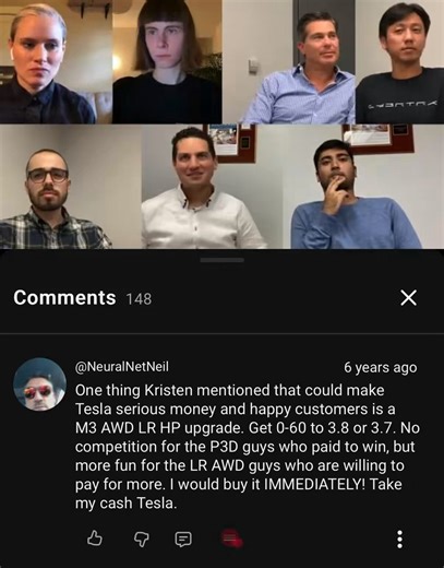 SAAS Back in 2019, early December on our Third Row Podcast, I suggested Tesla offer a horse power boost for Tesla cars — a week later Tesla offered it for 2k, & it’s still very much an available option today