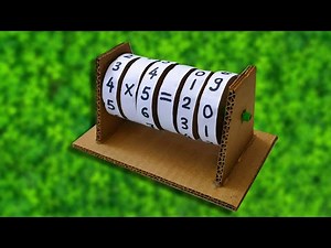 How to make Maths Learning Machine from Cardboard | Maths Learning Machine for Kids