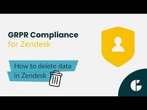 How to Delete Data in Bulk in Zendesk - GDPR Compliance for Zendesk