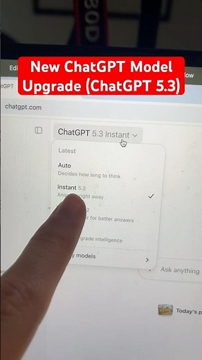 ChatGPT Released ChatGPT 5.3 Instant (New Model Upgrade)