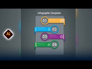 How to Design a 4 Step Infographic in Adobe Illustrator Complete Tutorial