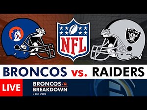 Broncos vs. Raiders Live Streaming Scoreboard, Free Play-By-Play, Highlights | NFL Week 14