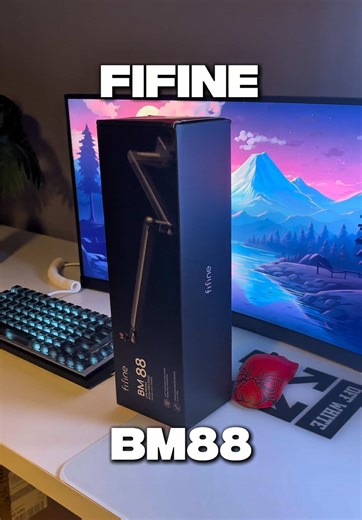 Fifine BM88 Boom Arm: Clean Mic Setup