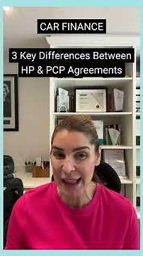 Car finance explained. What is the difference between HP and PCP agreements? #carfinance