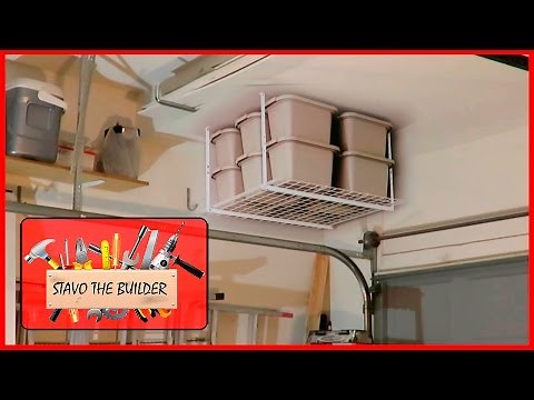 Como instalar un rack de techo - How to install a Ceiling Storage Rack