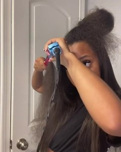 Finally finished the ponytail😭 #slickbackponytail #hairtutorial #silkpress #extendedponytail #blackgirltiktok hair | XCsunnyHair