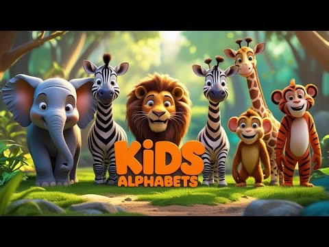 "ABC Cartoon Song – Easy Learning for Kids | "Let’s Learn ABC with Cute Cartoon Friends! 🐻🅱️🐰"