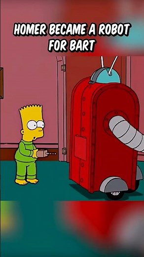 Homer Becomes a High-Tech Robot! 🎬 The Simpsons Funny Moments
