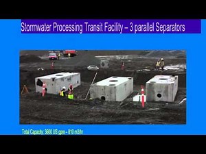 Stormwater Processing Oil Water Separators