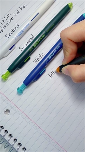 Inspired by the ocean 🌊 | WRITECH Ocean Exploration Gel Pen