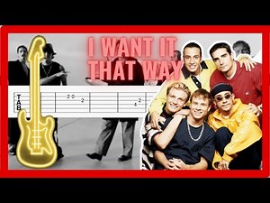 Backstreet Boys - I Want It That Way | Easy Guitar Tabs Tutorial + PDF Download 🎸