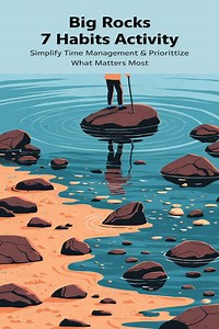 Big Rocks 7 Habits Activity: Simplify Time Management & Prioritize What Matters Most -