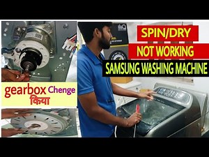 washing machine top load gearbox replacement | dry/spin not working condition