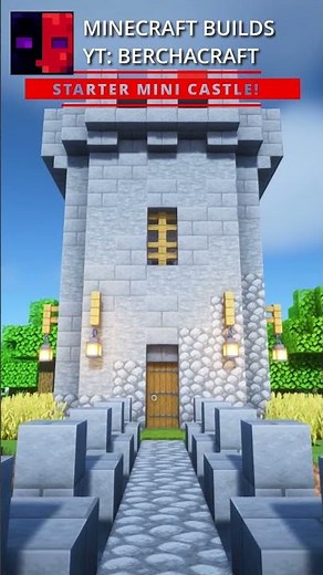 Minecraft: Mini Castle: Starter Build🏡(73.1)
