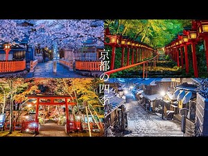 beautiful scenery of four seasons in Kyoto : 心癒される、美しい京都の四季風景