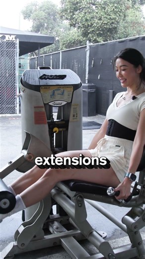 Leg extensions grow your quads fast!