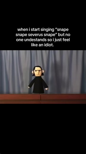 Snape Severus Song — why singing ‘Snape Snape Severus Snape’ feels awkward