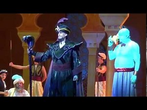 Genie's Jokes and Puns Part 14 - Aladdin A Musical Spectacular at Disneyland Resort (HD)