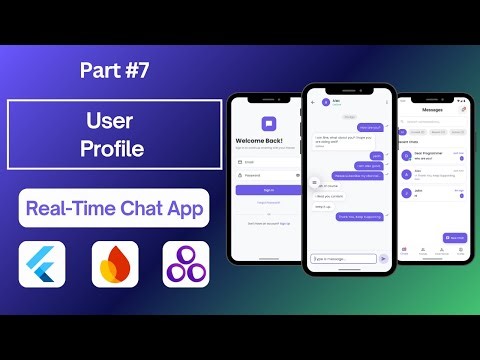 Part 7 — User Profile — Real-Time Chat App with Flutter, Firebase & GetX