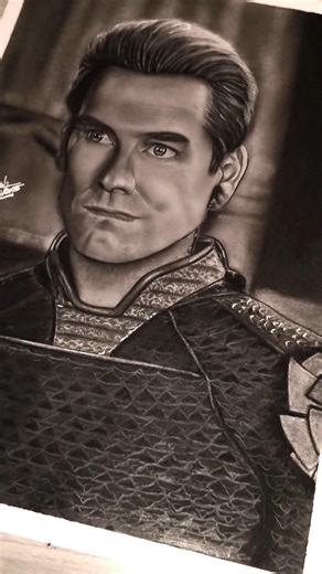 Hope means homelander ❤️‍🔥#art #draw #drawing #theboys #homelander #drawingprocess