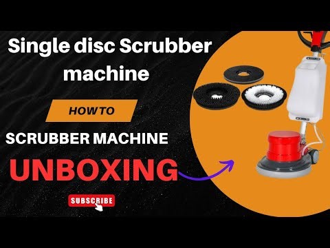 Single Disc Floor Cleaning Machine | Unboxing, Setup & Performance Test ‪@ChauhanMachineServices‬