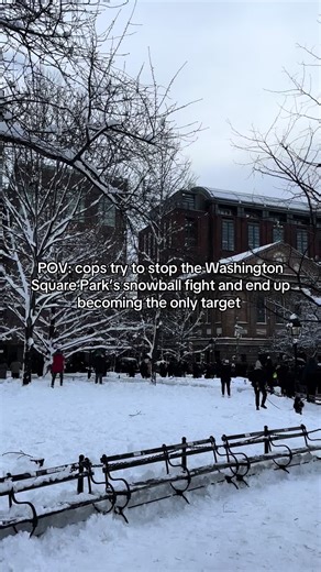 Winter Fun at Washington Square Park: NYC Snow Day